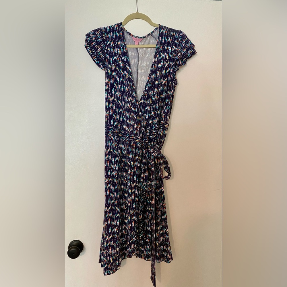 Lilly Pulitzer Oh Buoy Wrap Dress